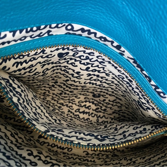 Marc by Marc Jacobs Turquoise Leather Magazine Clutch - Picture 11 of 14